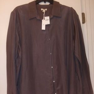 Gap Silk Long Sleeve XL!! New w Tags